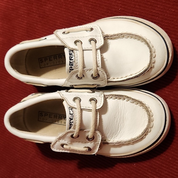 Kids Toddler Sperry Top Sider Shoes, sz 9 - Picture 2 of 4